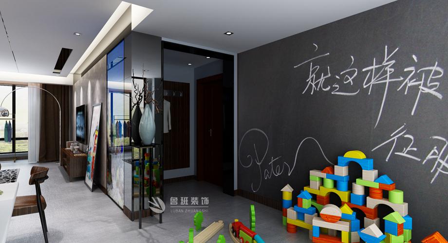 西安 咸阳 成都 重庆 渭南 宝鸡装修案例绿地世纪城四居室185平米现代风格